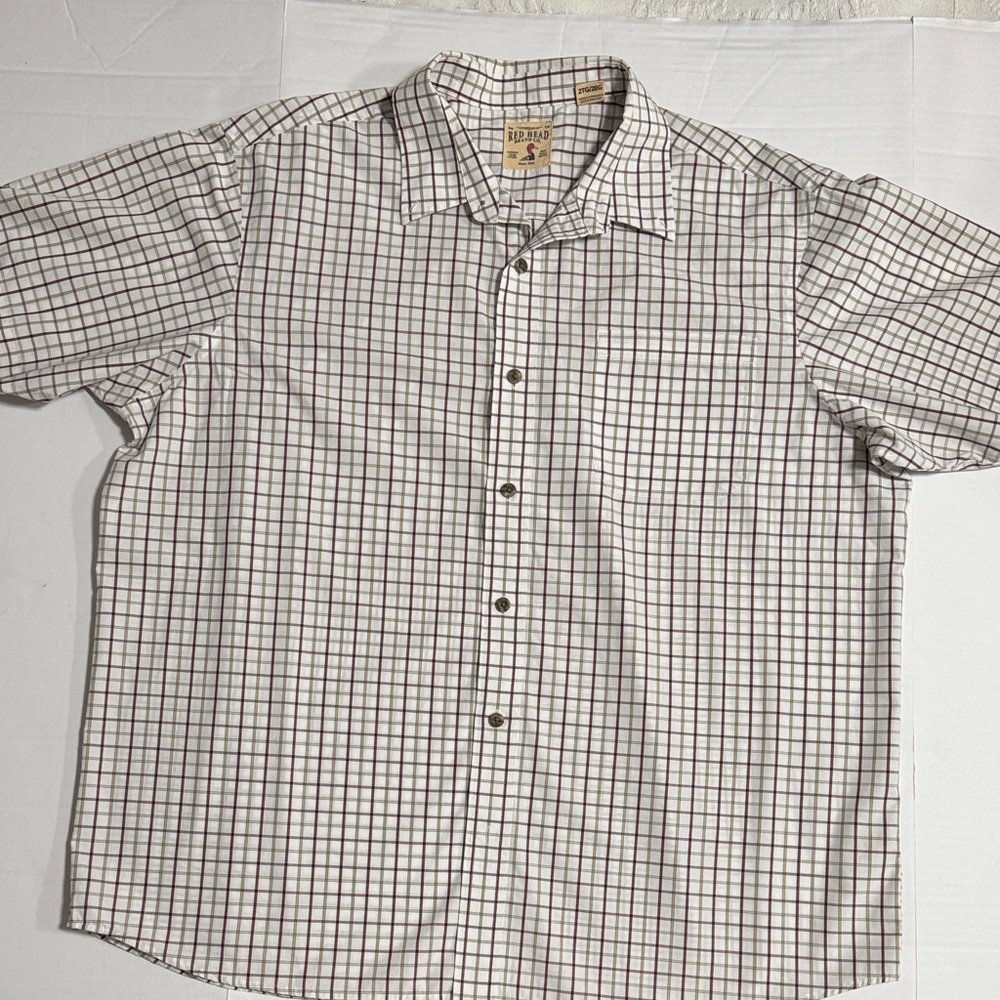 Levi's Men's Black and White Grid Shirt